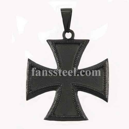 FSP16W75B German iron cross pendant - Click Image to Close